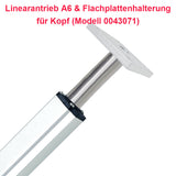 300MM Elektrischer Linearantrieb Edelstahl für nasse und korrosive Umgebungen (Modell 0041504-6)