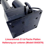 Drei 50MM-600MM 8000N Industrie Elektrischer Linearantriebe Synchronsteuerungskit (Modell 0043062)