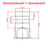 Zwei 50MM-600MM 8000N Industrie Elektrischer Linearantriebe Synchronsteuerungskit (Modell 0043053)