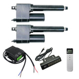 Zwei 50MM-600MM Industrie Linearantriebe Synchronsteuerungskit