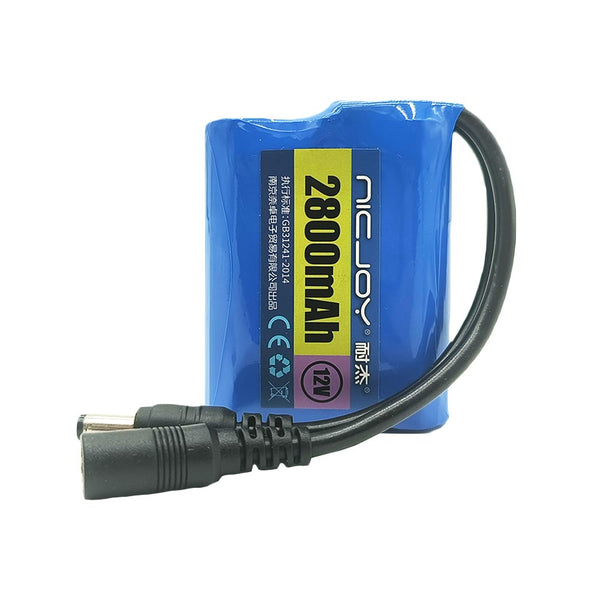 12V 2800mAh Lithiumbatterie Pack Mit Wiederaufladbare Funktion (Modell 0010202)