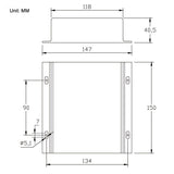12V 24V 6000N Vier Industrie Elektrischer Linearantriebe Synchronsteuerungskit (Modell 0043052)