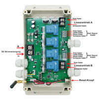 12V 24V 8000N Zwei Industrie Elektrischer Linearantriebe Synchronsteuerungskit (Modell 0043053)