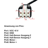 12V 24V 2000N Sechs Elektrische Linearantriebe A Synchronsteuerungskit (Modell 0043101)