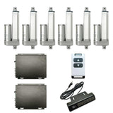 12V 24V 2000N Sechs Elektrische Linearantriebe A Synchronsteuerungskit