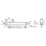 12V 24V 2000N Sechs Elektrische Linearantriebe A Synchronsteuerungskit (Modell 0043101)