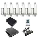 12V 24V 2000N Sechs Elektrische Linearantriebe A Synchronsteuerungskit