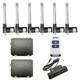 12V 24V 6000N Sechs Industrie Linearantriebe Synchronsteuerungskit