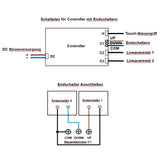 12V 24V 6000N Zwei Industrie Elektrischer Linearantriebe Synchronsteuerungskit (Modell 0043051)