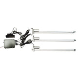 12V 24V Drei Mikro-Industrie-Linearantriebe Synchronsteuerungskit mit einstellbaren Magnetschaltern (Modell 0043060-4)