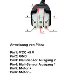 12V 24V Vier Mikro-Industrie-Linearantriebe Synchronsteuerungskit mit Öffner-Magnetschaltern (Modell 0043050-4)