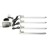 12V 24V Vier Mikro-Industrie-Linearantriebe Synchronsteuerungskit mit Öffner-Magnetschaltern (Modell 0043050-4)