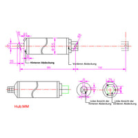 150MM Hochgeschwindigkeits Elektrischer Tubulär Linearantrieb D (Modell 0041563)