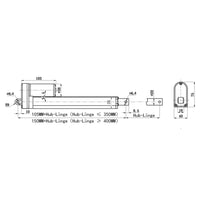 12V 24V 2000N Drei Elektrischer Linearantriebe A Synchronsteuerungskit (Modell 0043060)