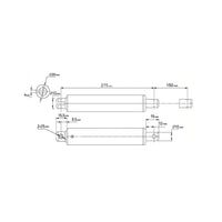 150MM 12V 24V Mini Elektrozylinder Stifttyp Linearantrieb E (Modell 0041583)