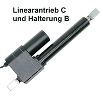 100MM 12V 24V 8000N Industrieller Linearantrieb Elektrozylinder (Modell 0041541)