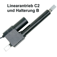 8000N 300MM Hub Schwerlast Linearantrieb Präzise Steuerung mit Potentiometer (Modell 0041543-2)