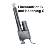 100MM 12V 24V 8000N Industrieller Linearantrieb Elektrozylinder (Modell 0041541)