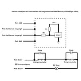50MM Hochleistungs Linearantrieb Industrie mit Hall Sensor für Synchronisierte Steuerung (Modell 0041601-1)