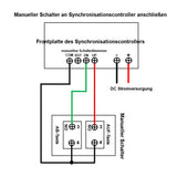 AUF-AB Manueller Drucktastenschalter für DC-Linearantrieb und Motor-Controller (Modell 0040025)