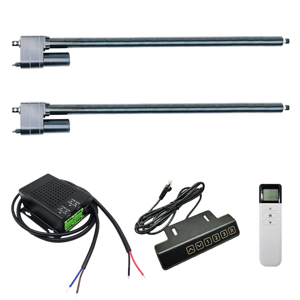 Zwei 700MM-1000MM 5000N Industrie Elektrischer Linearantriebe Synchronsteuerungskit