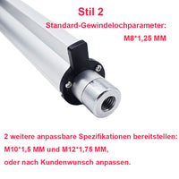 100MM 12V 24V 6000N Elektrischer Linearantrieb Elektrozylinder (Modell 0041512)