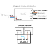 Eine-Steuerung-Zwei Synchronisation Controller Für Linearantriebe/Elektrozylinder A / B / J (Modell 0043025)