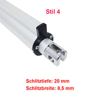 Anpassung des Frontverbinders für Linearantriebe B und J (Modell 0044106)