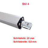 2000N Mikro-Industrie-Linearantrieb mit Fernbedienung und einstellbaren Magnetsensoren (Modell 0043083-3)