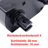 100MM 12V 24V 8000N Industrieller Linearantrieb Elektrozylinder (Modell 0041541)