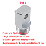 Hochleistungs-Linearantrieb mit einstellbarem Hub und Magnetkontaktschaltern - Max. Schubkraft 12000 N, Hub 400 mm (Modell 0041608-3)