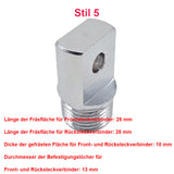 Schwerlast-Linearantrieb mit 200 mm einstellbarem Hub und magnetischen Reed-Sensoren, max. 8000 N (Modell 0041542-4)