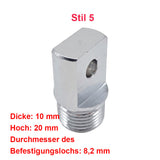 250MM 12V/24V DC Industrie Linearantrieb mit einstellbarem Hub und NC Reed Magnetschalter (Modell 0041532-4)