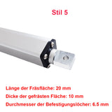 600MM 12V 24V 2000N Elektrischer Linearantrieb Elektrozylinder mit einstellbarem Hub (Modell 0041507-3)