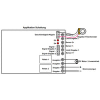 200W 400W Gleichstrommotor/Linearantrieb/Elektrozylinder, Funkfernsteuerung mit Geschwindigkeitskontroll Funktion  (Modell 0020153)