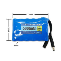 24V 5600mAh Lithiumbatterie Pack Mit Wiederaufladbare Funktion