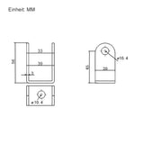 6000N Industrie-Linearantrieb mit Fernbedienung und NC Reedkontaktschalter (Modell 0043080-4)