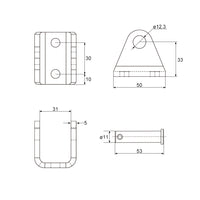 700MM-1000MM 5000N Linearantrieb Elektrozylinder mit Fernbedienung