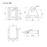 8000N Schwerlast-Linearantrieb mit Fernbedienung und Einstellbaren Magnetischen Endschaltern (Modell 0043081-3)