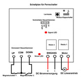 8000N Schwerlast-Linearantrieb mit Fernbedienung und Magnetischen Reed-Sensoren (Modell 0043081-4)