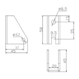 12V 2000N Elektrischer Linearantrieb Elektrozylinder mit Fernbedienung (Modell 0043083)