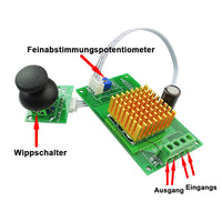 DC 12~30V 3A Motorrichtungs und Geschwindigkeitsregler/Rocker-Gouverneur (Modell 0044007)