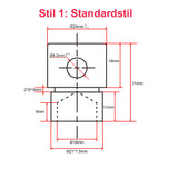 3500N IP67 Wasserdichter Linearantrieb mit Magnetischer Endschalter – 600 mm einstellbarem Hub (Modell 0041943-3)