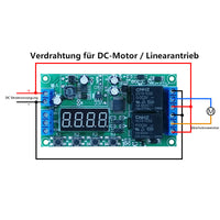 Endlosschleifen Verzögerungsmodul für Vorwärts- und Rückwärtsdrehung von AC / DC Motoren (Modell 0040001)