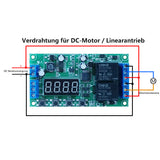 Endlosschleifen Verzögerungsmodul für Vorwärts- und Rückwärtsdrehung von AC / DC Motoren (Modell 0040001)