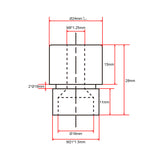 Anpassung des Frontverbinders für Linearantriebe B und J (Modell 0044106)