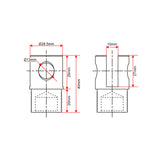 Anpassung des Frontsteckverbinders für Linearantriebe F (Modell 0044111)