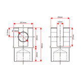 Anpassung des Frontsteckverbinders für Linearantriebe F (Modell 0044111)
