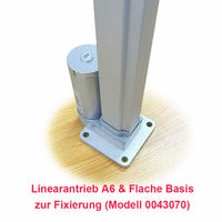 900MM Elektrischer Linearantrieb Edelstahl für nasse und korrosive Umgebungen (Modell 0041633-6)