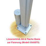 900MM Elektrischer Linearantrieb Edelstahl für nasse und korrosive Umgebungen (Modell 0041633-6)